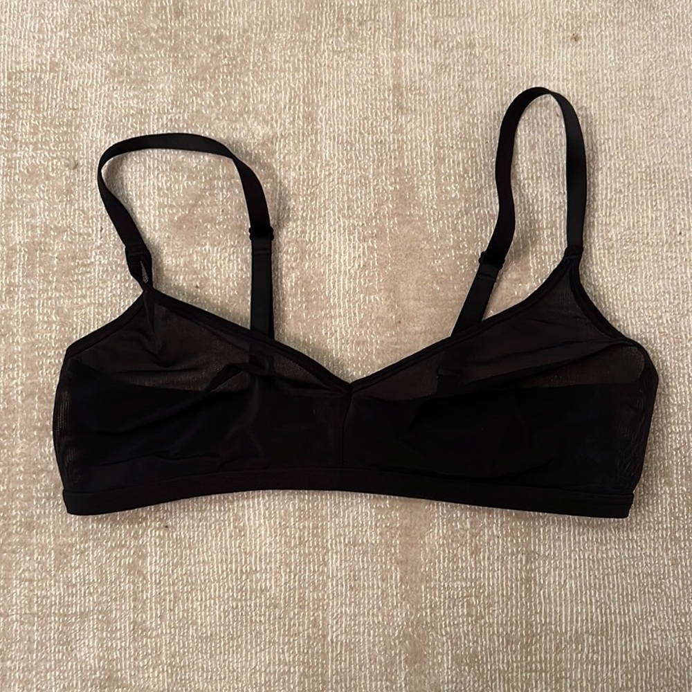 Used Negative Black Mesh Bra ( Size 2)
